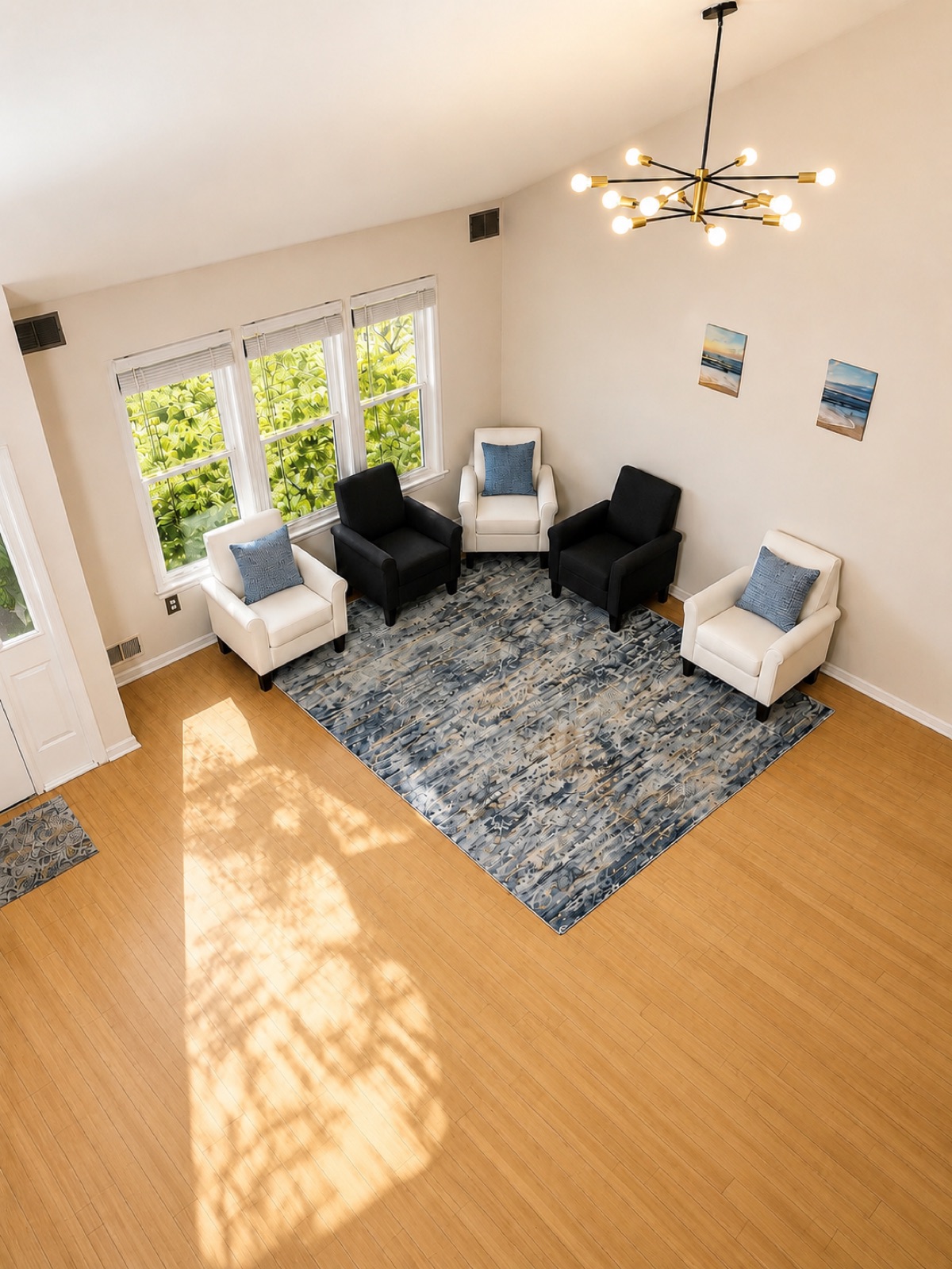 Living room from above